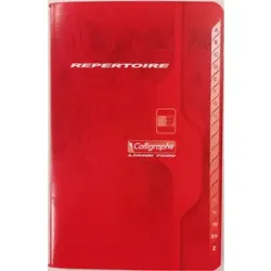REPERTOIRE 11X17 COUVERTURE CARTE 96P PETITS CARREAUX 70G