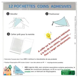 POCHETTE 12 POCHETTES COINS...