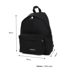 EASTPAK SAC A DOS  NOIR -...