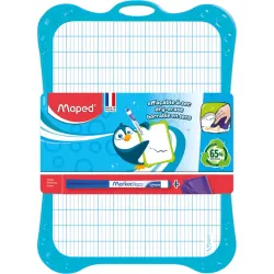 - KIT ARDOISE BLANCHE + FEUTRE EFFACABLE + CHIFFONNETTE